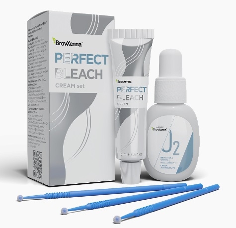 Профессиональный набор крем для осветления бровей Perfect Bleach, BrowXenna®