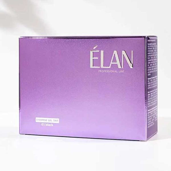 Набор Гель-краски для окрашивания бровей «ÉLAN» 01 черный