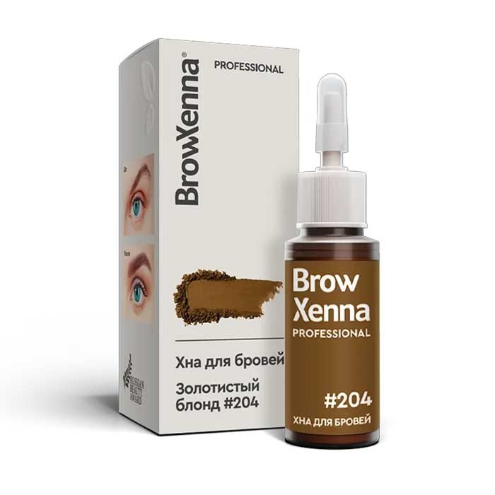 Хна для бровей BrowXenna® Блонд (204 Золотистый блонд)