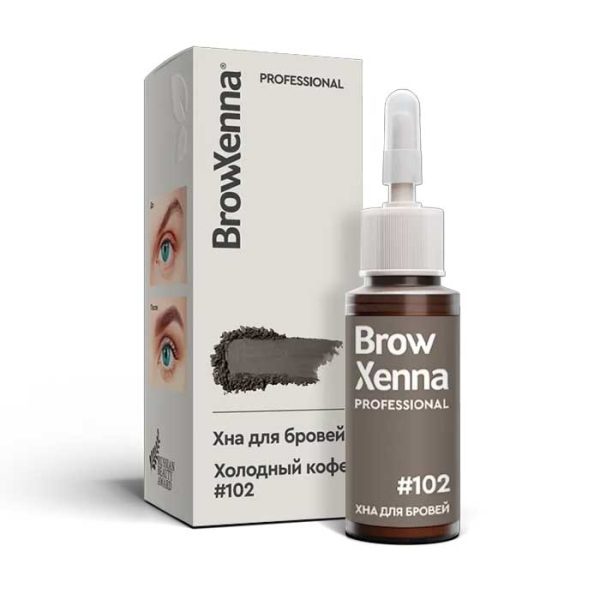 Хна для бровей BrowXenna® Шатен (102 Холодный кофе)