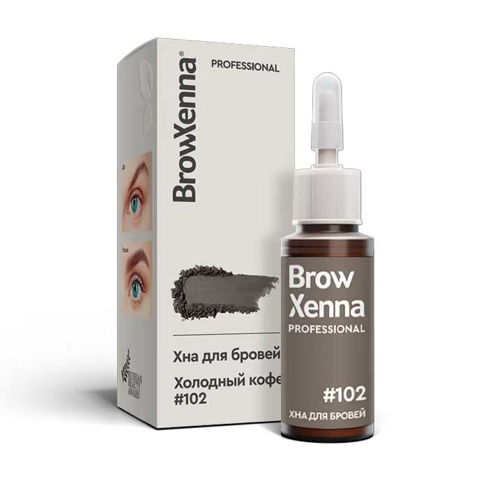 Хна для бровей BrowXenna® Шатен (102 Холодный кофе)