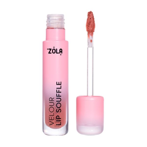 Бархатная матовая помада VELOUR LIP SOUFFLE 04 Nude Haze ZOLA