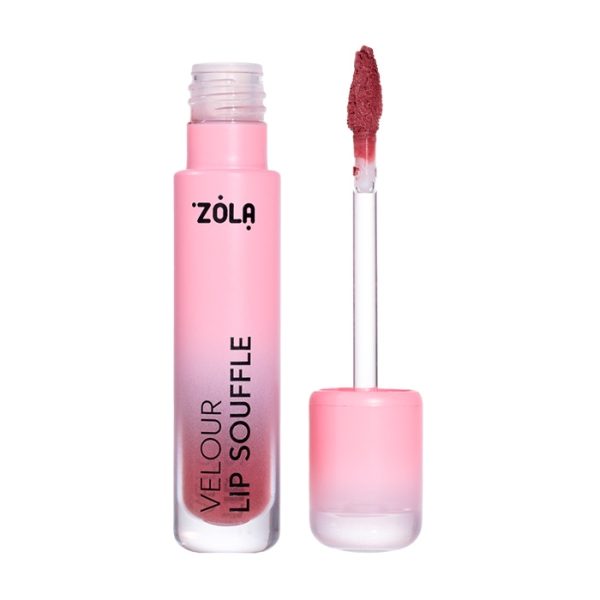 Бархатная матовая помада VELOUR LIP SOUFFLE 05 Cozy Pink ZOLA