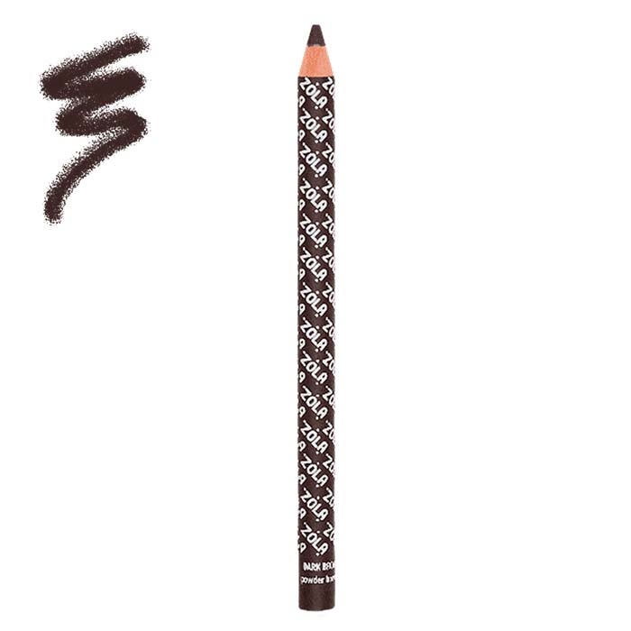 Пудровый карандаш для бровей Dark Brown ZOLA