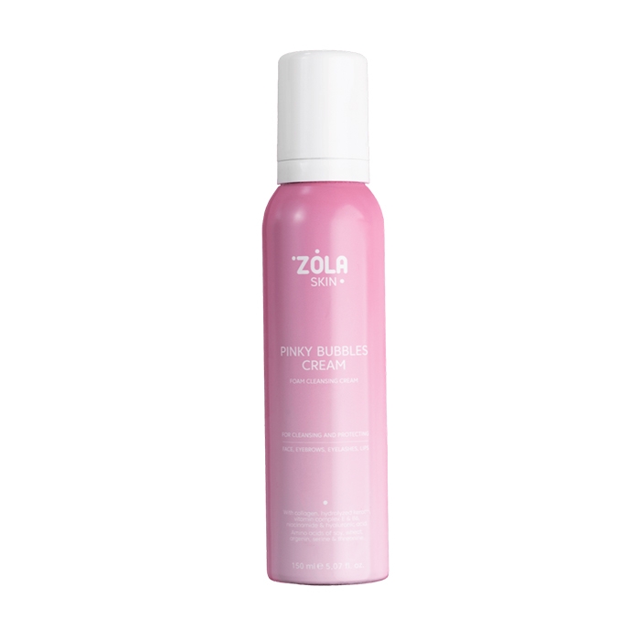 Крем-пенка для умывания Pinky Bubbles Cream ZOLA SKIN 150 мл