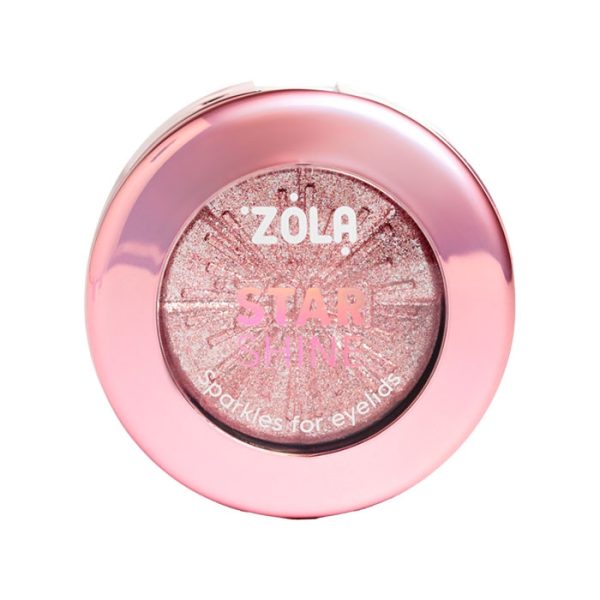Блёстки для век STAR SHINE SPARKLE ZOLA Silver Pink