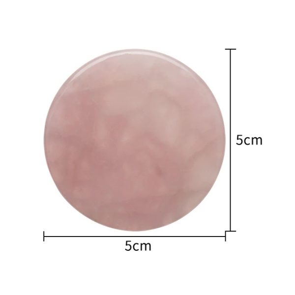 Pink Jade stone for glue