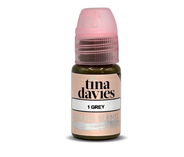 Пигмент для татуажа бровей  "Grey" -Tina Davies Permablend 1