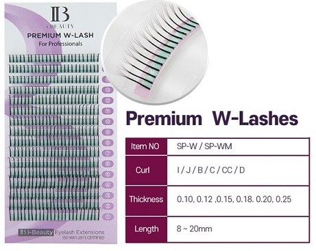 iBeauty W-Lashes MIX CC — Загиб