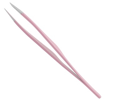 Пинцет для бровей Solinberg G804з, «Peach», (ручная заточка)