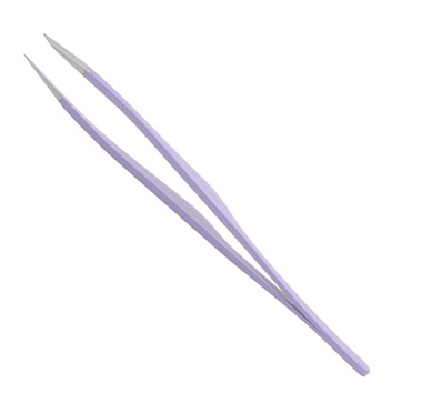 Пинцет для бровей Solinberg G809з, «Lavender» (ручная заточка)