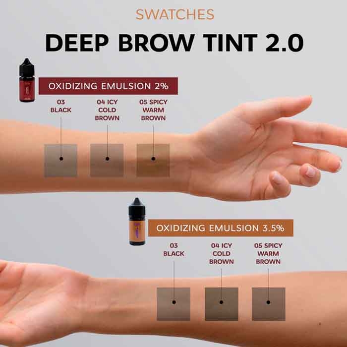 Краска для бровей «Deep Brow Tint 2.0» 04 ICY cold brown ELAN