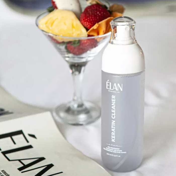 ELAN KERATIN CLEANER: Pre-Procedure Cleansing Solution For Eyebrows And Eyelashes