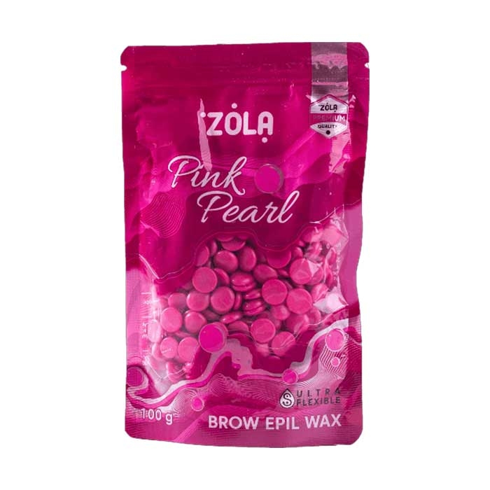 Воск гранулированный Brow Epil Wax Pink Pearl ZOLA 100 г