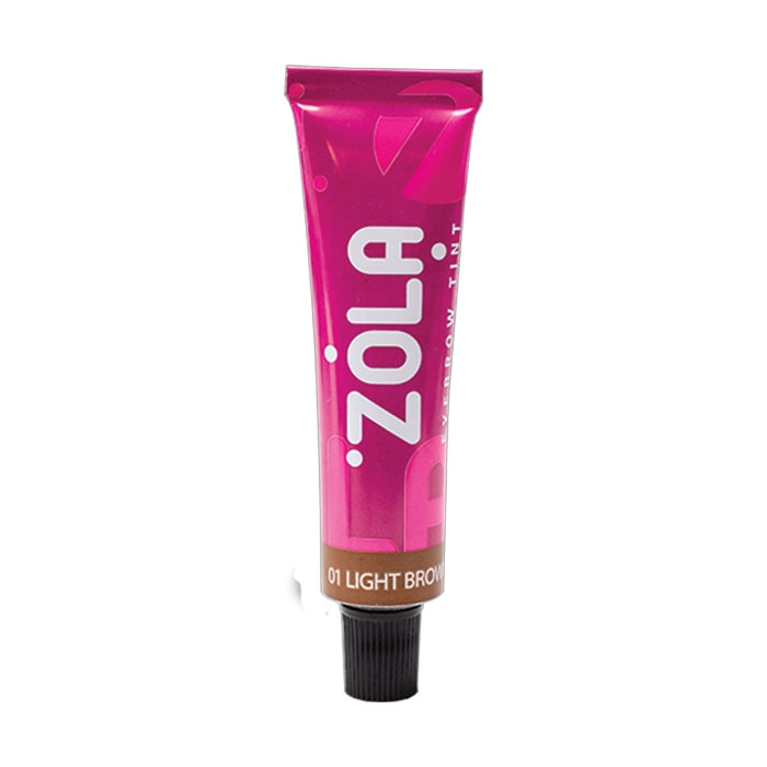 Краска для бровей с коллагеном 01 Light Brown ZOLA