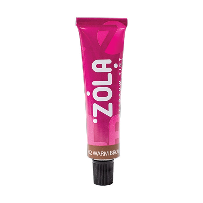 Краска для бровей с коллагеном 02 Warm brown ZOLA
