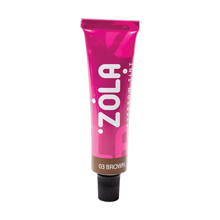 Краска для бровей с коллагеном 03 Brown ZOLA