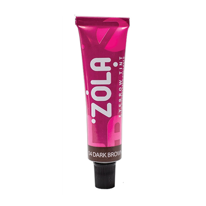 Краска для бровей с коллагеном 04 Dark Brown ZOLA