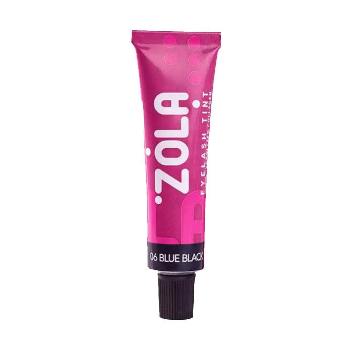 Краска для бровей с коллагеном 06 Blue Black ZOLA