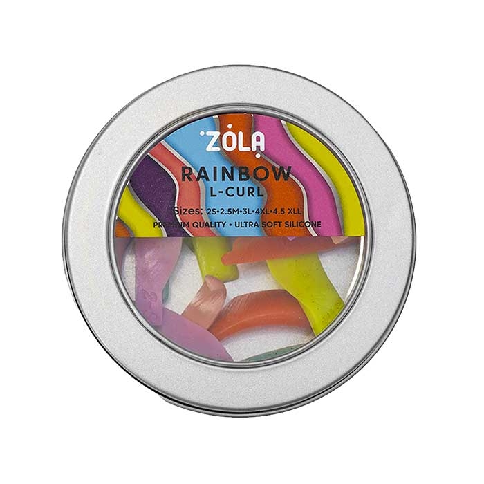 Валики для ламинирования Rainbow L-Curl (2S, 2.5M, 3L, 4XL, 4.5XLL) ZOLA