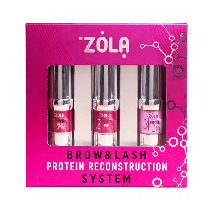 Набор для ламинирования Brow&Lash Protein Reconstruction System ZOLA