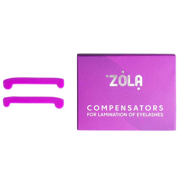 Компенсаторы для ламинирования ресниц (Фиолетовые) ZOLA