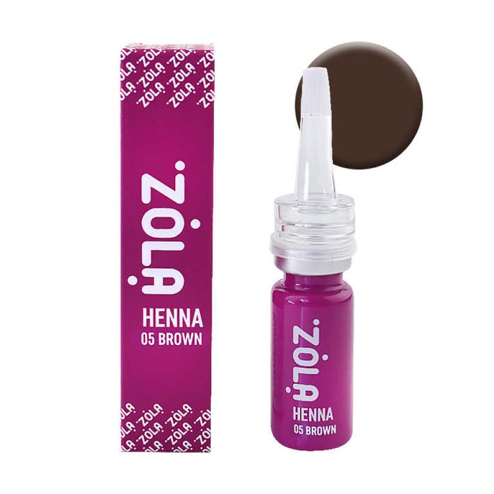 Хна для бровей 05 brown 10г Zola