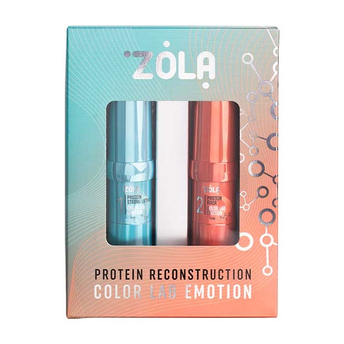 Набор для ламинирования Brow & Lash Protein Reconstruction COLOR LAB, ZOLA