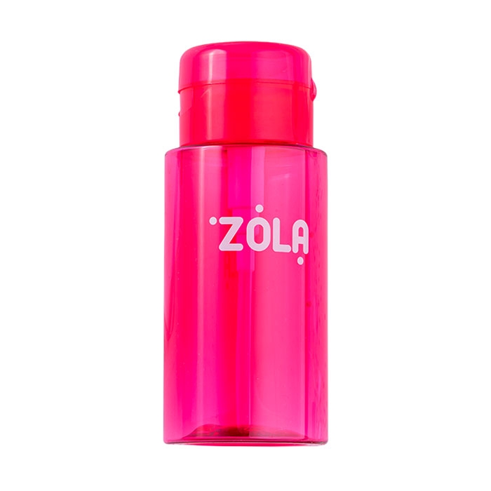 Емкость пластиковая для жидкости с помпой-дозатором ZOLA (Розовая)