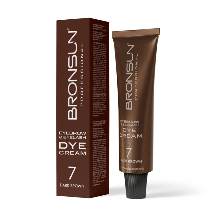 Bronsun Cream 7 Eyelash/Eyebrow Tint - "Dark Brown"