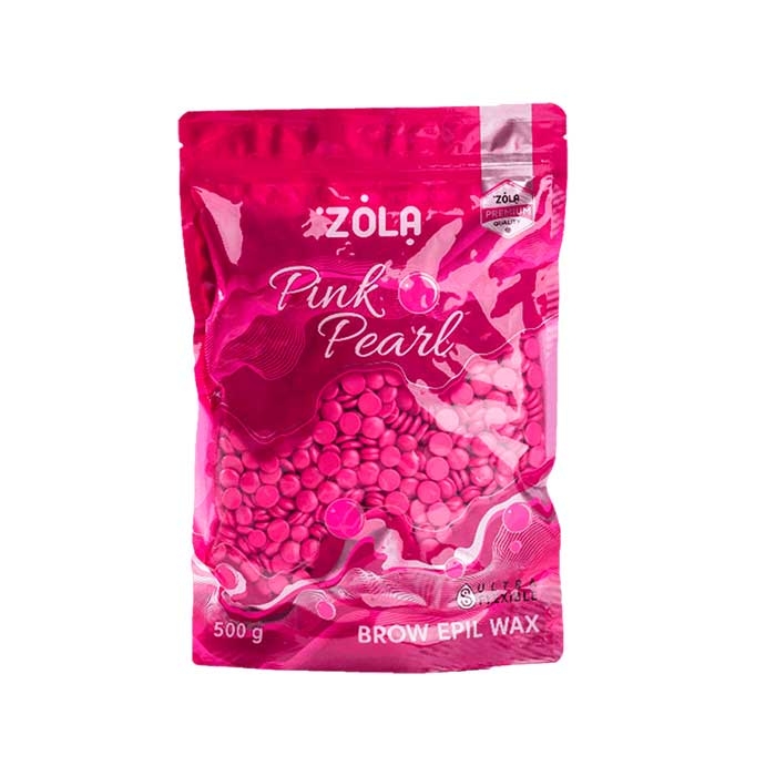 Воск гранулированный Brow Epil Wax Pink Pearl ZOLA 500 г.
