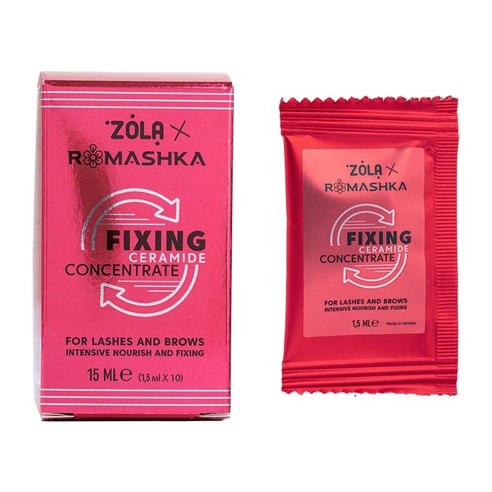 Фиксирующий концентрат в саше Fixing Ceramide Concentrate  ZOLA x Romashka 1,5 мл. x 10 шт.