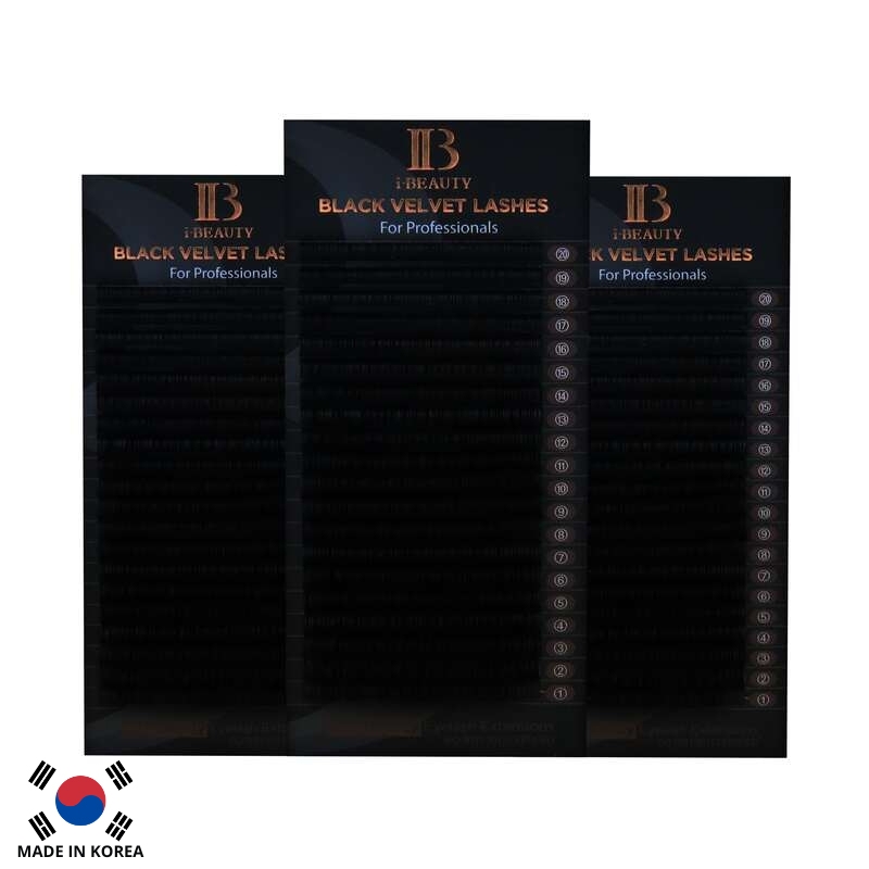iBeauty Lash Black Velvet M-Загиб 20 линий