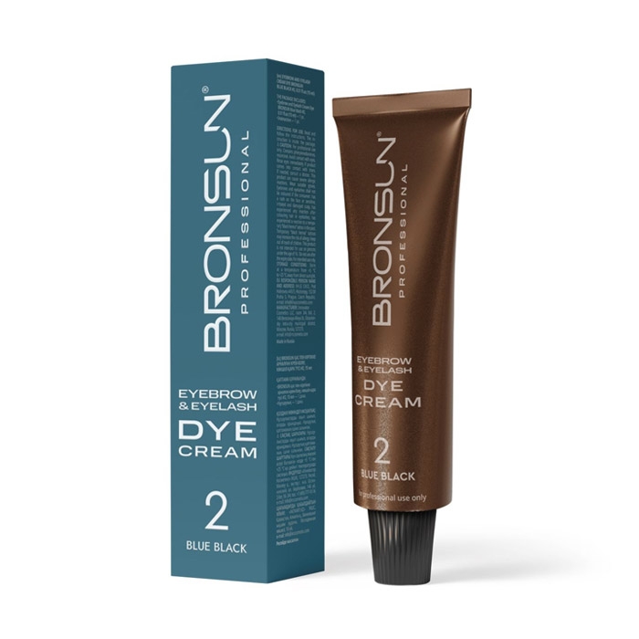 Bronsun Cream 2 Eyelash/Eyebrow Tint - "Blue Black"