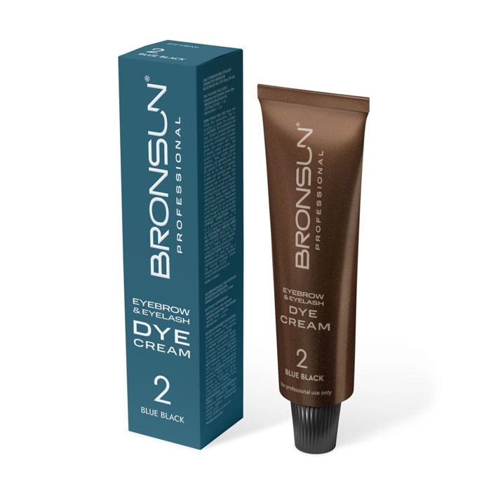 Bronsun Cream 2 Eyelash/Eyebrow Tint - "Blue Black"