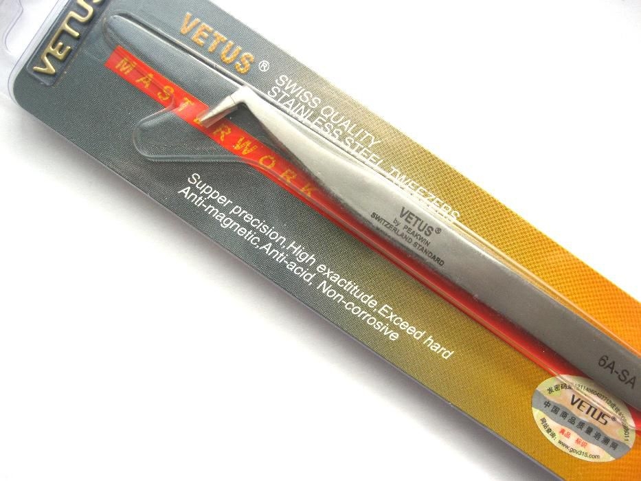 Пинцет Vetus Mega Volume 6A-SA
