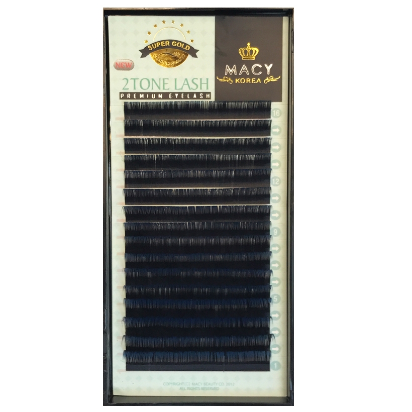 Macy Super Gold с цветными кончиками MIX D 0,10
