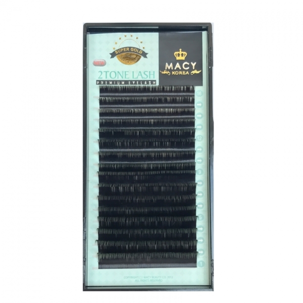 Macy Super Gold с цветными кончиками MIX D 0,10